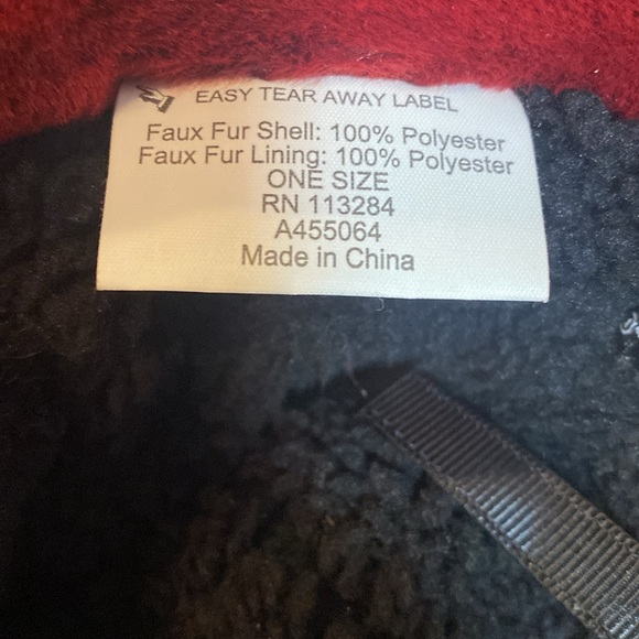 Sprigs Faux Fur Fleece Lined Adjustable Hat - Picture 7 of 7